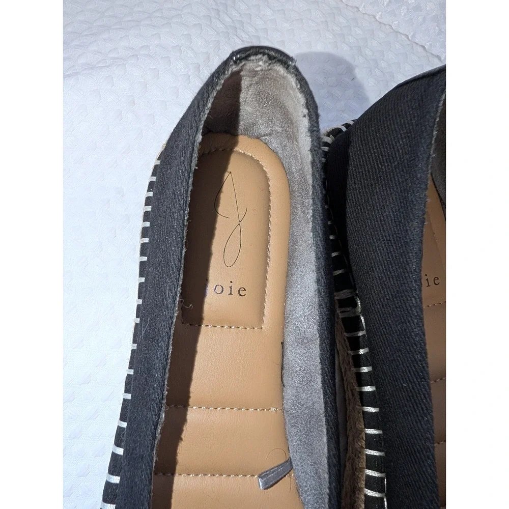 Joie Cara Espadrille Slip On Shoes in Black